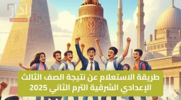 برابط مباشر وخفيف… طريقة الاستعلام عن نتيجة الصف الثالث الإعدادي الشرقية الترم الثاني 2025