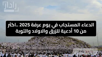 الدعاء المستجاب في يوم عرفة 2025 ..اكثر من 10 أدعية للزرق والاولاد والتوبة