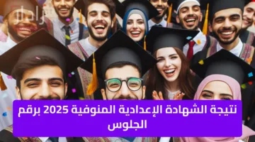 «مبروك الاعدادية» رابط نتيجة الصف الثالث الإعدادي المنوفية 2025 برقم الجلوس.. احصل عليها الآن بسهولة