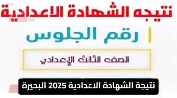 نتيجة الشهادة الاعدادية 2025 البحيرة الترم الثاني.. خطوات الاستعلام والتفاصيل الكاملة