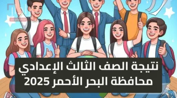 اللينك المباشر نتيجة الصف الثالث الإعدادي البحر الأحمر 2025 الترم 2 عبر البوابة الإلكترونية للمحافظة