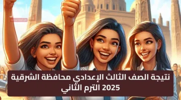 استعلم الان.. نتيجة الصف الثالث الإعدادي محافظة الشرقية 2025 الترم الثاني sharkia.gov.eg/default.aspx
