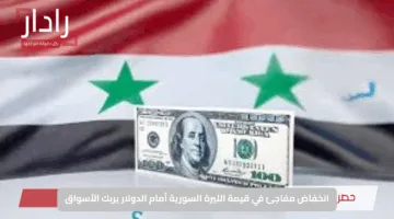 انخفاض مفاجئ في قيمة الليرة السورية أمام الدولار يربك الأسواق