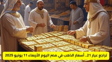 تراجع عيار 21.. أسعار الذهب في مصر اليوم الأربعاء 11 يونيو 2025
