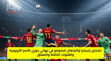 تشكيل إسبانيا والبرتغال المتوقع في نهائي دوري الأمم الأوروبية والقنوات الناقلة والمعلق