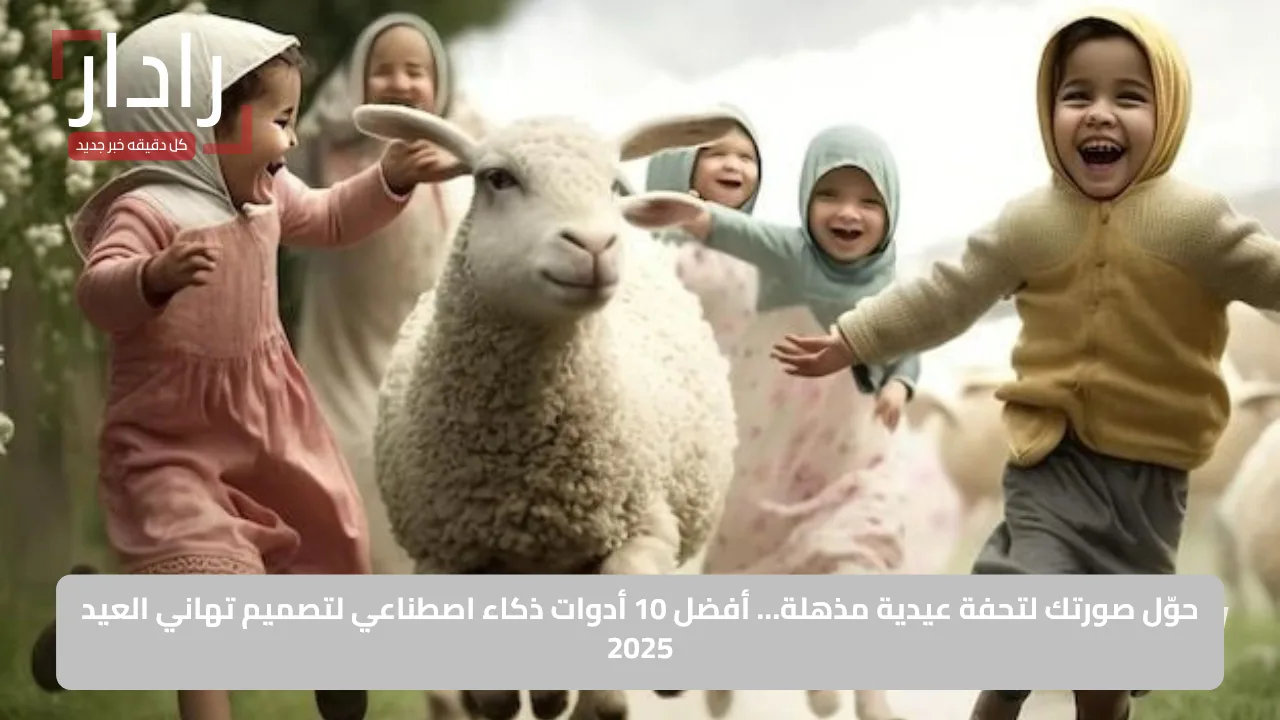 حوّل صورتك لتحفة عيدية مذهلة… أفضل 10 أدوات ذكاء اصطناعي لتصميم تهاني العيد 2025
