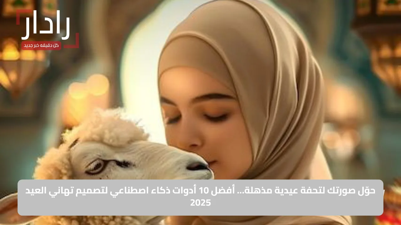 حوّل صورتك لتحفة عيدية مذهلة… أفضل 10 أدوات ذكاء اصطناعي لتصميم تهاني العيد 2025