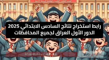 رابط معرفة نتائج السادس الابتدائي 2025 العراق الدور الأول لجميع المحافظات
