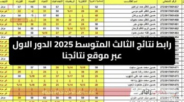 هسة إعلان PDF.. رابط نتائج الثالث المتوسط 2025 الدور الاول عبر موقع نتائجنا خلال ساعات قليلة