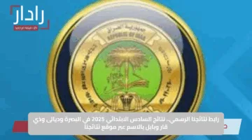 رابط نتائجنا الرسمي.. نتائج السادس الابتدائي 2025 في البصرة وديالى وذي قار وبابل بالاسم عبر موقع نتائجنا