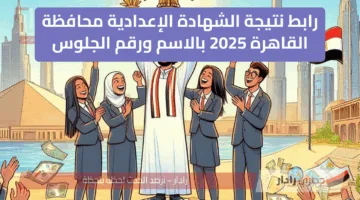 اخيرا… رابط نتيجة الشهادة الإعدادية محافظة القاهرة 2025 بالاسم ورقم الجلوس بعد الاعتماد