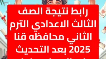رابط نتيجة الصف الثالث الاعدادي الترم الثاني محافظه قنا 2025 بعد التحديث ورفع الدرجات وإعلان اسم الاوائل