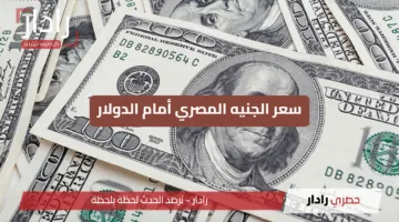 “رخاء اقتصادي مرتقب” سعر الجنيه المصري أمام الدولار اليوم الأحد 16 يونيو 2025… يستعيد بعض أنفاسه بعد ضغوط استثمارية