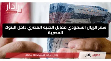 سعر الريال السعودي مقابل الجنيه المصري اليوم الثلاثاء 10 يونيو
