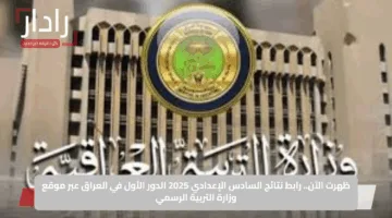 ظهرت الآن.. رابط نتائج السادس الإعدادي 2025 الدور الأول في العراق عبر موقع وزارة التربية الرسمي