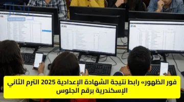 «فور الظهور» رابط نتيجة الشهادة الإعدادية 2025 الترم الثاني الإسكندرية برقم الجلوس
