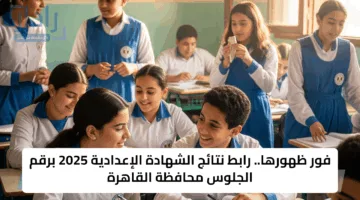فور ظهورها.. رابط نتائج الشهادة الإعدادية 2025 برقم الجلوس محافظة القاهرة