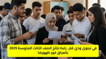في نينوى وذي قار.. رابط نتائج الصف الثالث المتوسط 2025 بالعراق فور ظهورها