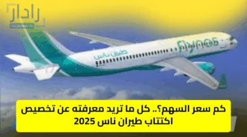 كم سعر السهم؟.. كل ما تريد معرفته عن تخصيص اكتتاب طيران ناس 2025