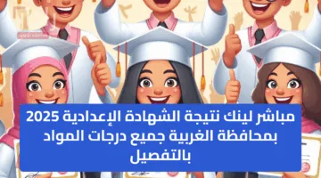 مباشر لينك نتيجة الشهادة الإعدادية 2025 بمحافظة الغربية جميع درجات المواد بالتفصيل