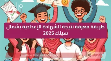طريقة معرفة نتيجة الشهادة الإعدادية بشمال سيناء 2025 بعد اعتمادها رسميا natega.sinai-edu.com