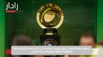 انطلاق معركة الكبار.. جدول مباريات دور الـ16 في كأس العالم للأندية 2025 والقنوات الناقلة لمتابعة الحدث العالمي
