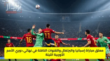 معلق مباراة إسبانيا والبرتغال والقنوات الناقلة في نهائي دوري الأمم الأوربية الليلة