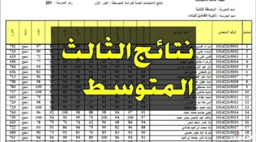 «نتائج مبهرة» الثالث متوسط 2025 في العراق اقترب موعد الإعلان الرسمي