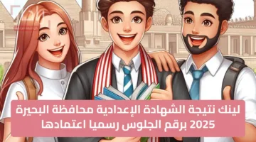 “ظهرت حالا” مباشر لينك نتيجة الشهادة الإعدادية محافظة البحيرة 2025 برقم الجلوس رسميا اعتمادها