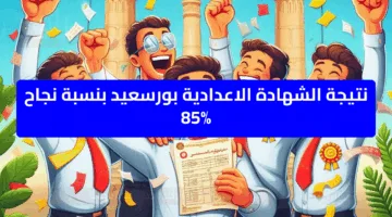 خلاص ظهرت فعال رابط نتيجة الصف الثالث الإعدادي الترم الثاني 2025 محافظة بورسعيد بنسبة نجاح 85% الآن
