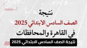 نتيجة الصف السادس الابتدائي 2025.. الاستعلام بالاسم أو رقم الجلوس عبر بوابة التعليم الأساسي