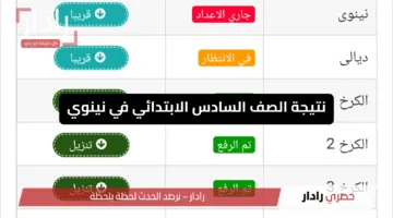 في الاعداد الآن.. خلال دقائق نتائج الصف السادس الابتدائي في نينوي 2025 عبر نتائجنا