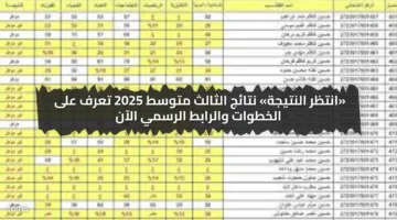 «انتظر النتيجة» نتائج الثالث متوسط 2025 تعرف على الخطوات والرابط الرسمي الآن