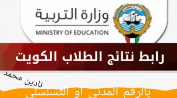 «الآن برقمك المدني» Link نتائج طلاب الكويت 2025.. دون انتظار فور اعتمادها من الوزارة