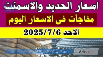 بوابة الأسعار العالمية والمحلية تُعلن سعر طن الحديد والأسمنت اليوم .. تحديث جديد