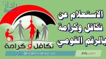 “بضغطة زر” .. خطوات استعلام بالرقم القومي تكافل وكرامة عبر موقع وزارة التضامن الإجتماعي