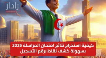 استخراج نتائج امتحان المراسلة 2025 بسهولة كشف نقاط برقم التسجيل onefd.edu.dz