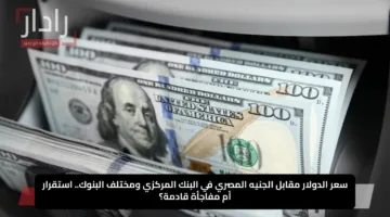سعر الدولار مقابل الجنيه المصري في البنك المركزي ومختلف البنوك.. استقرار أم مفاجأة قادمة؟