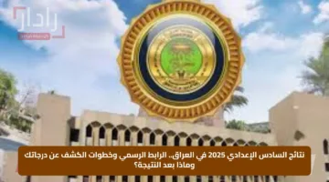 نتائج السادس الإعدادي 2025 في العراق.. الرابط الرسمي وخطوات الكشف عن درجاتك وماذا بعد النتيجة؟