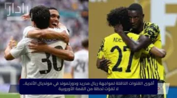 أقوى القنوات الناقلة لمواجهة ريال مدريد ودورتموند في مونديال الأندية.. لا تفوّت لحظة من القمة الأوروبية