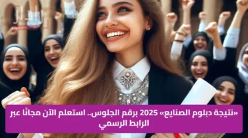 «نتيجة دبلوم الصنايع» 2025 برقم الجلوس.. استعلم الآن مجانًا عبر الرابط الرسمي
