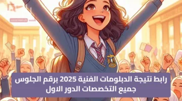 مبـــــــــــــــــــاشر وسريع رابط نتيجة الدبلومات الفنية 2025 برقم الجلوس جميع التخصصات الدور الاول