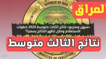 «سهل وسريع» نتائج الثالث متوسط 2025 خطوات الاستعلام ومتى تظهر النتائج رسميًا؟