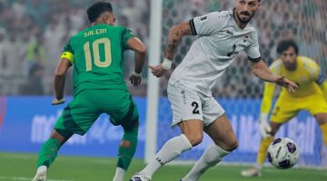 تعادل سلبي.. مباراة العراق والسعودية تتعقد في تصفيات كأس العالم 2026