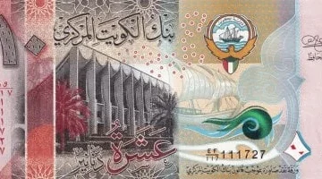 سعر الدينار الكويتي عند الإغلاق يوم الأربعاء 15 أكتوبر 2025