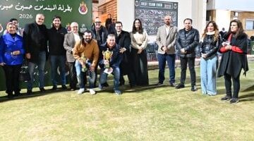 ثنائية ذهبية.. ياسر السيد وفوزي حلمي ينتزعان لقب بطولة حسين صبور للكروكيه