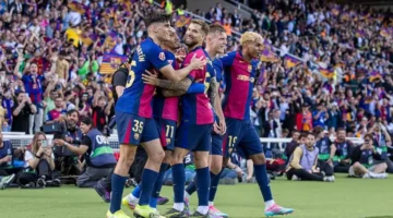 قبل انطلاق المواجهة.. القنوات الناقلة وموعد لقاء برشلونة ضد ريال سوسيداد بالدوري الإسباني