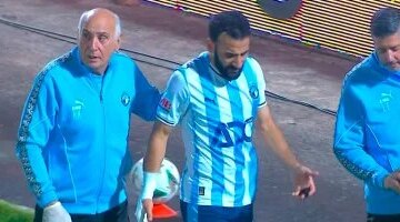 إصابة عضلية تبعد مهند لاشين عن قائمة بيراميدز أمام فريق البنك الأهلي