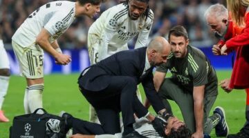 ارتفاع حصيلة إصابات ريال مدريد إلى 51 حالة وقائمة الناجين تتقلص بخمسة لاعبين فقط