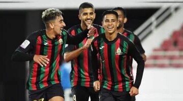 الجيش الملكي المغربي يتقدم على بيراميدز بهدف في ختام الشوط الأول بأفريقيا